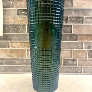 STARBUCKS HOLIDAY 2021 GREEN GRID VENTI